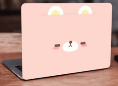 Pink Bear Cute Laptop Skin Vinyl Sticker Decal, 12 13 13.3 14 15 15.4 15.6 Inch Laptop Skin Sticker Cover Art Decal Protector Fits All Laptops - ValueBox