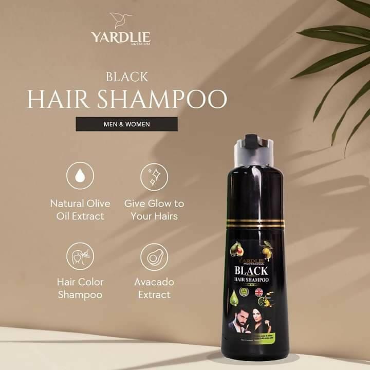 Yardlie Professional black Hair color shampoo - ValueBox