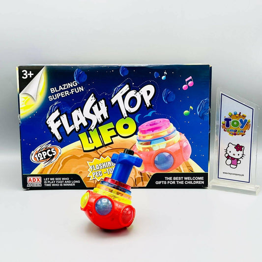 Colorful UFO Spinning Top with Flash Light & Music - ValueBox