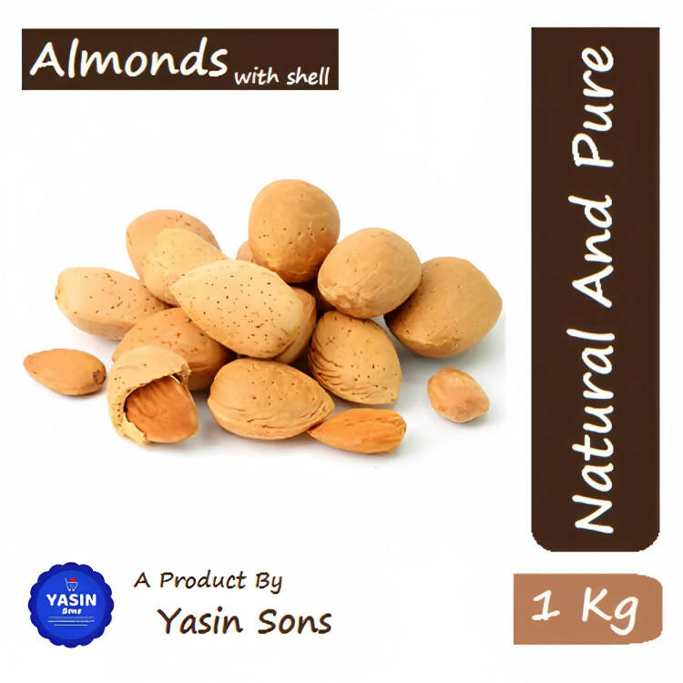 Almonds | Badam Gilgit | With Hard Shell | 1000 Gram