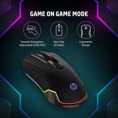 HP G360 RGB Backlighting USB Wired Gaming Mouse - ValueBox