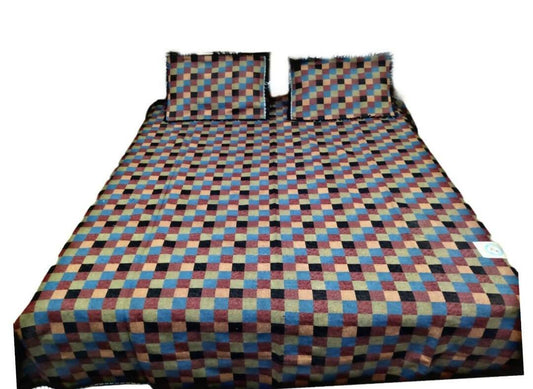 Multani Double Bedsheet - King Size Bedsheet - Gultex 3pc Bedsheet -