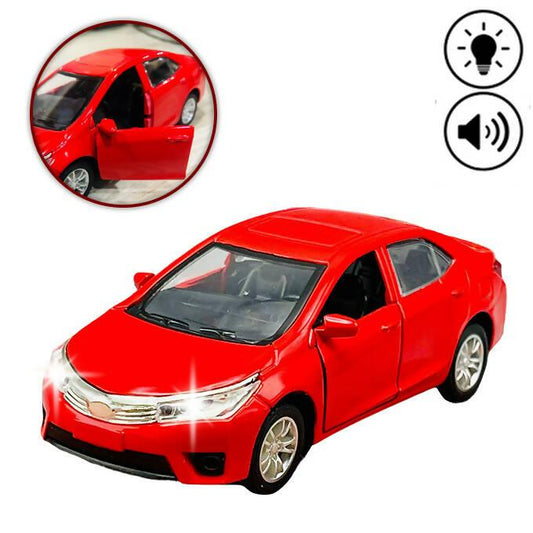 Toyota Corolla Grande Diecast Metal Model Toy Car Collection - Red - ValueBox
