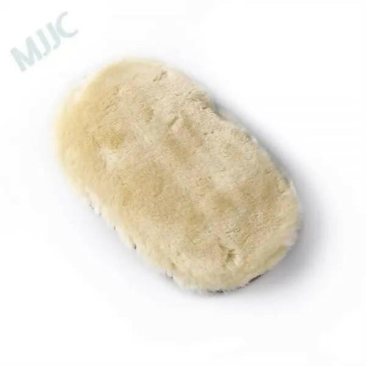 MJJC High Quality SYNTHETIC LAMBSWOOL WASH MITT Single Side Best Value - Beige