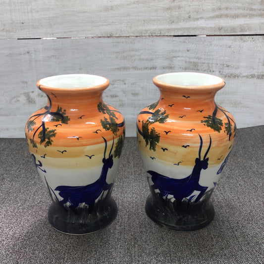 Deer Small Vase-Set of 2