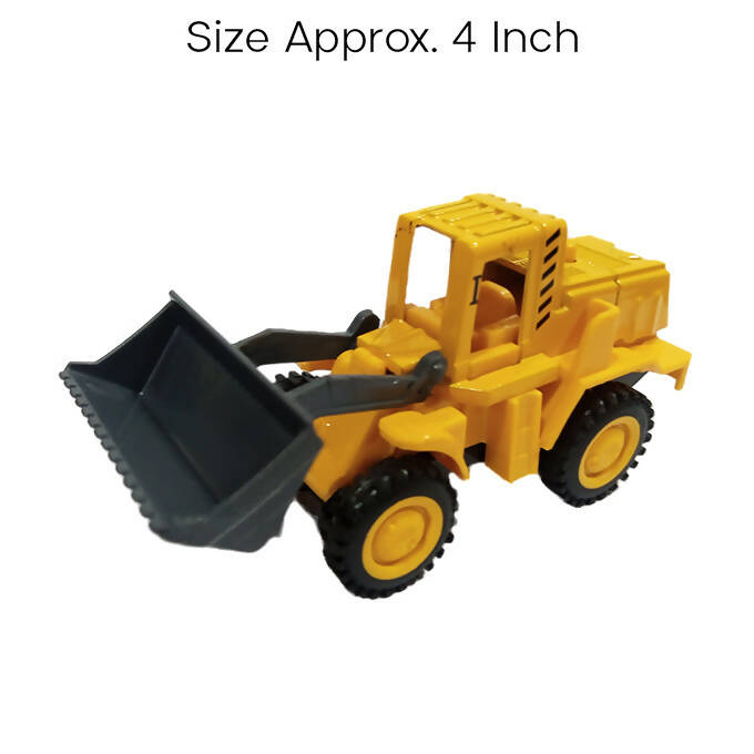 Construction Toys Die Cast 1:87 Scale - 4 Inch - Yellow