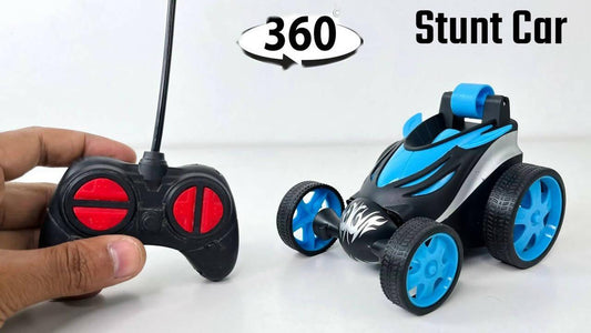 Stunt Car Rechargeable With Rc And Charging Cable 360 Degree Rotation