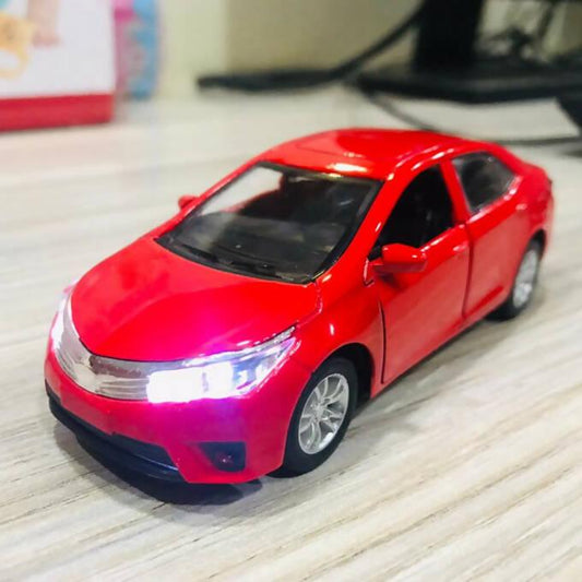 Toyota Corolla Grande Diecast Metal Model Toy Car Collection - Red - ValueBox