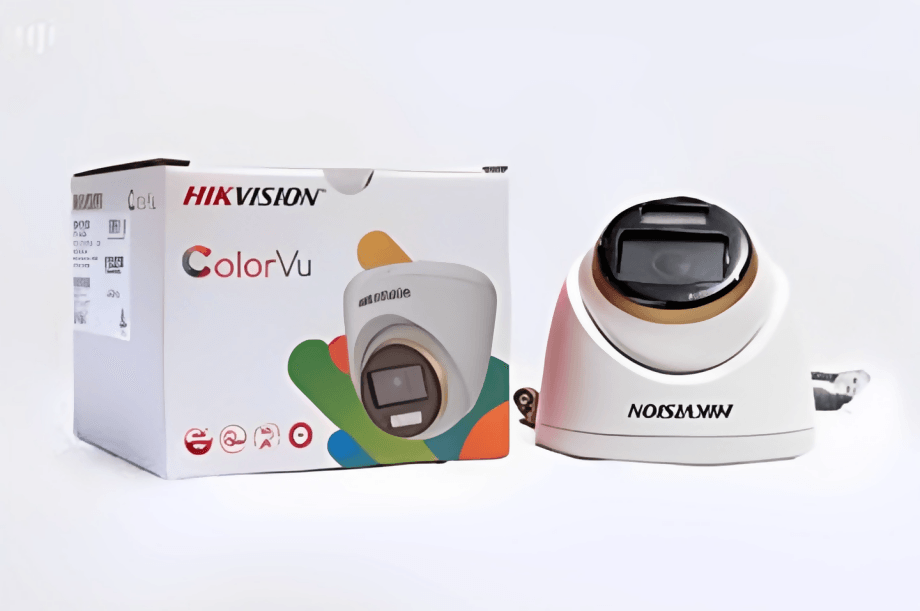 HIKVISION (DS-2CE72DF3T-F) ColorVu 4in1 2MP Weatherproof 24/7 Full Time Color Analog CCTV Camera (with Metal Casing) - ValueBox