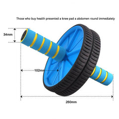 Dual ABS Wheel Abdominal Roller Fitness Exercise