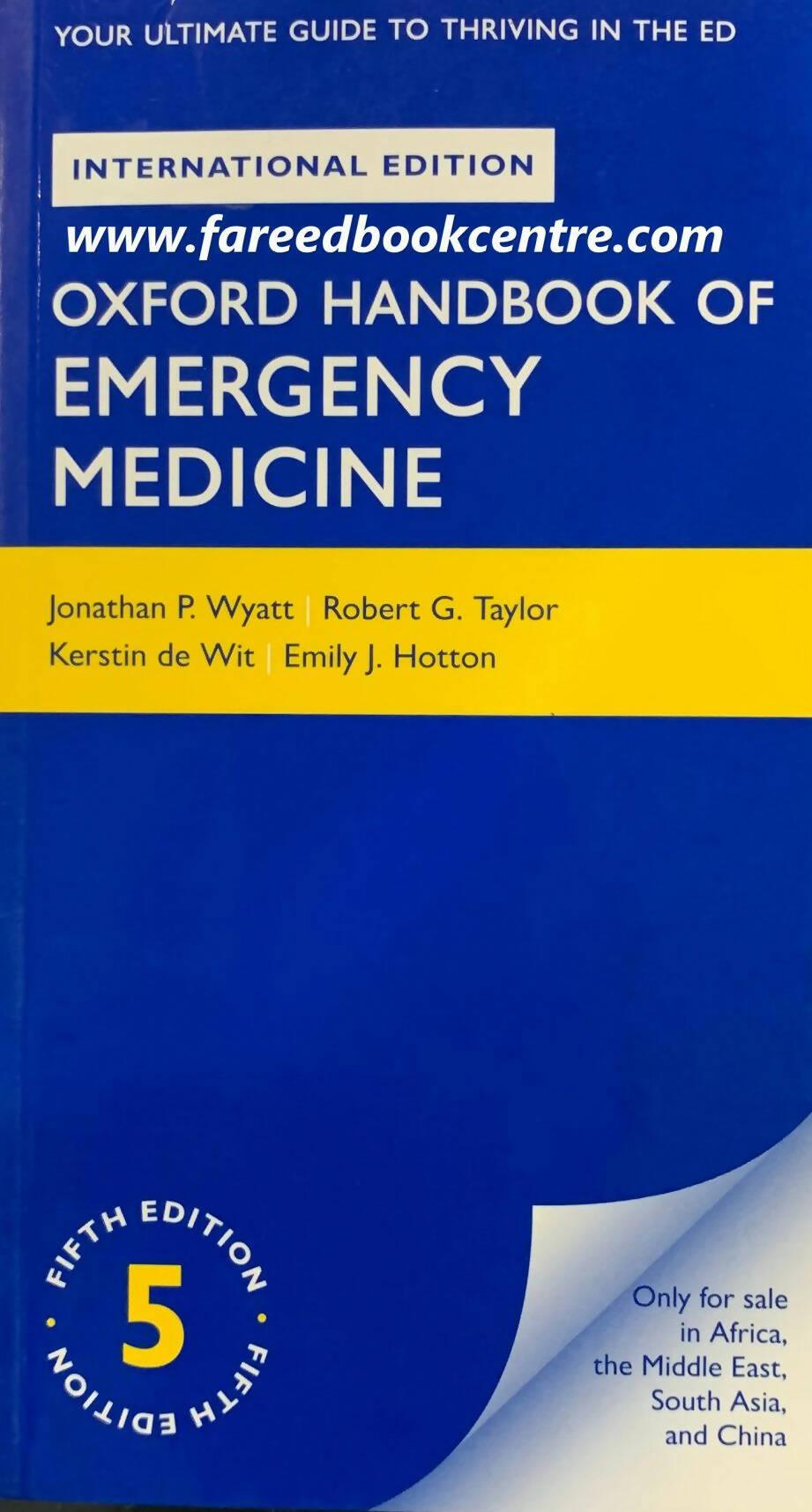 Oxford Handbook Of Emergency Medicine 5th Edition - ValueBox