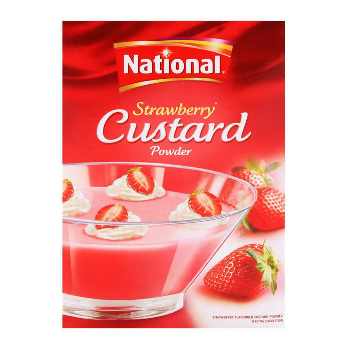 Nation Strawberry Custard Powder 300 gm box 1 pcs