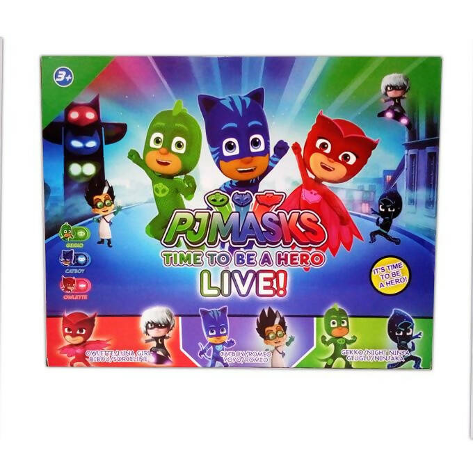 PJ Masks 6 Action Figures and Accessories Set – 4 inches