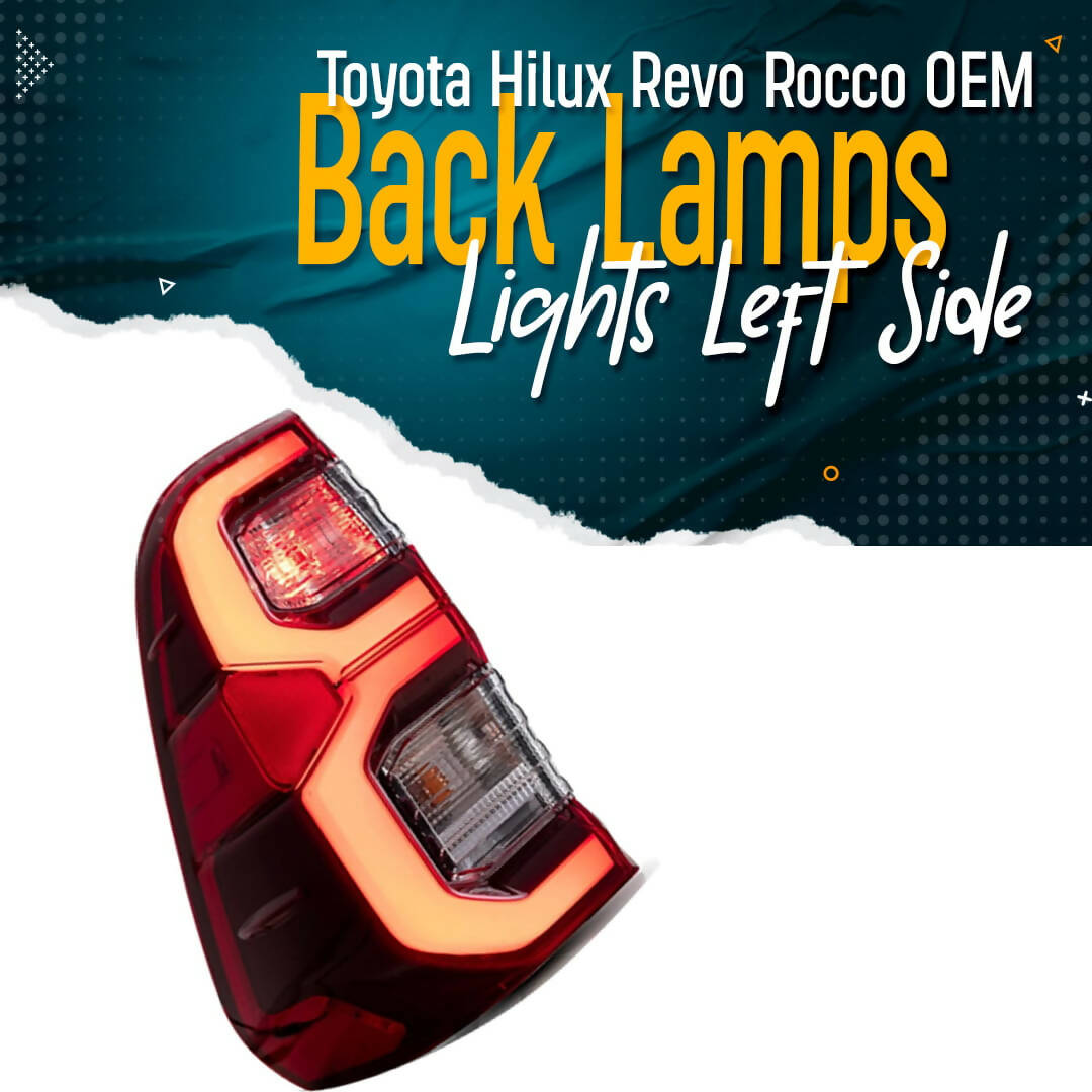 Toyota Hilux Revo Rocco OEM Back Lamps Lights Left Side - Model 2020-2021