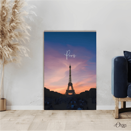Home decor & Wall decor The Eifel Tower | Paris | (Single Panel) | Travel Wall Art - ValueBox