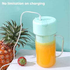 Portable Mini Juicer USB Rechargeable Portable Juicer Mini Electric Fruit Milkshake Blender - ValueBox