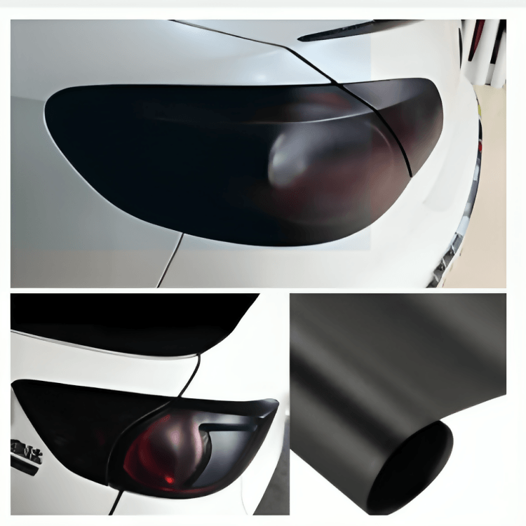 30cmx50cm Matte Black Lamination Car Headlight, Brake light Tint Vinyl Sticker, Car Lights Decoration Sticker Stickers for Car - ValueBox