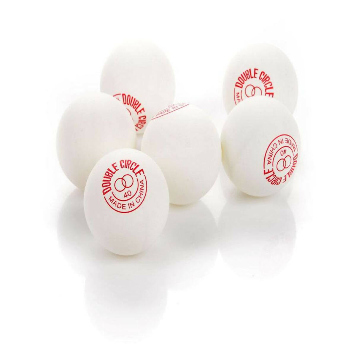 Pack of 6 - NEW Table Tennis Ping Pong Balls - White