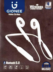 GiONEE Neckband Air Buds - Original Wireless Gionee Handsfree - Gaming neckband - Gaming bluetooth headsets - Wireless Ear Buds - Magnetic Headphones- Wireless Bluetooth earphones