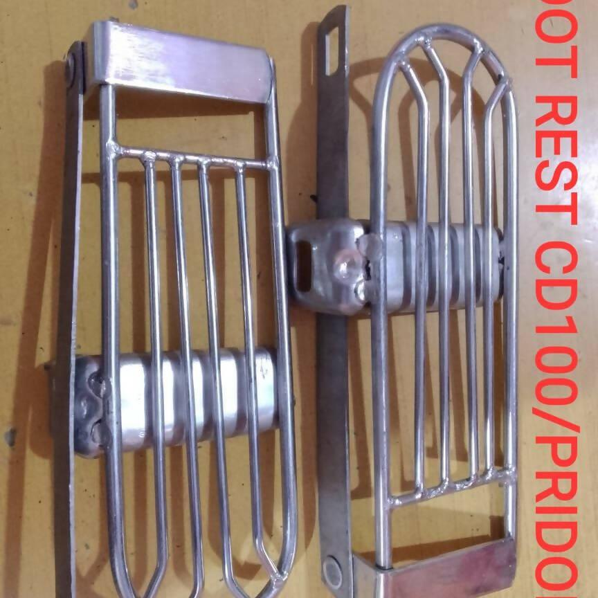 Footrest / paidan jali set for cd 100 / honda pridor bike foot rest steel - ValueBox