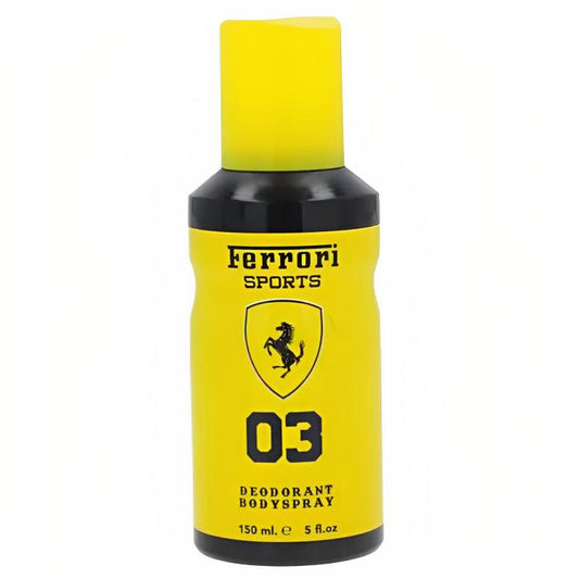 Ferrari Sports 03 Deodorant Body Spray 150ml - Yellow