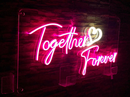Together ❤️ Forever Couple Neon Sign - Neon Light - ValueBox
