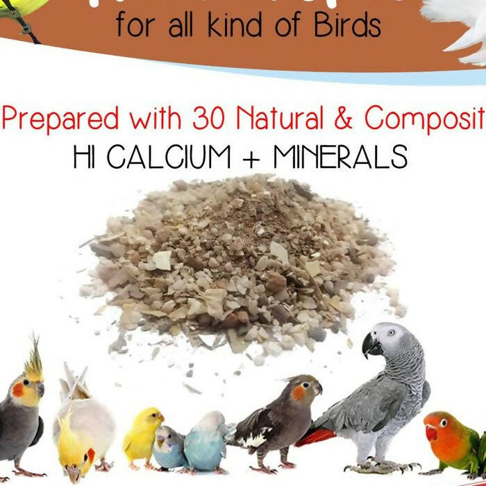 Herbal Grit For all kind of Birds | Full of Calcium & Minerals - 1 KG