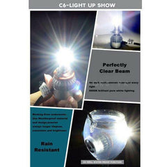 Car Brightest Light C6 LED SMD HID 9005 - For Head Lights | Headlamps | Car Front Light