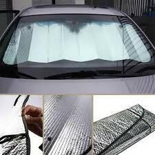 Universal Car Front Wind Screen Foldable Foil Curtains Sun Shade For Summer