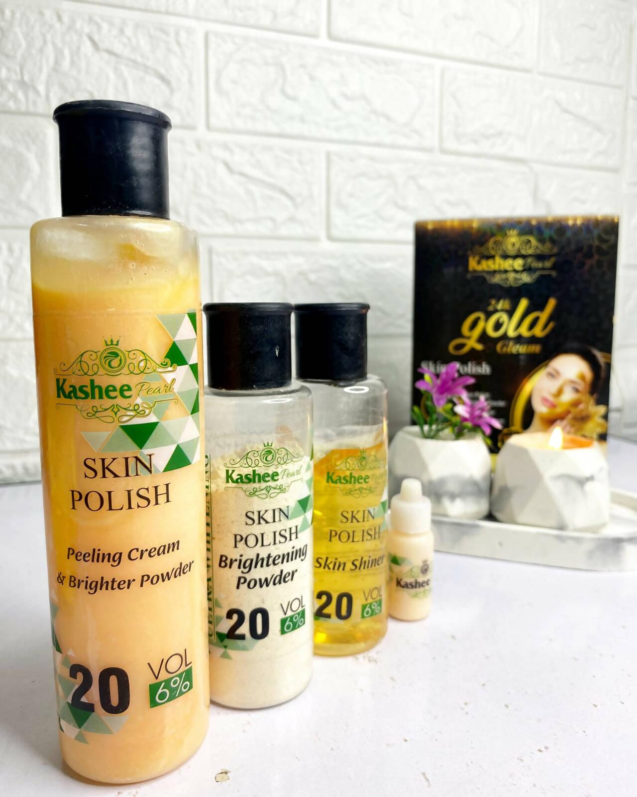 Kashee Pearl 24k Gold skin Polish 4in1 - ValueBox