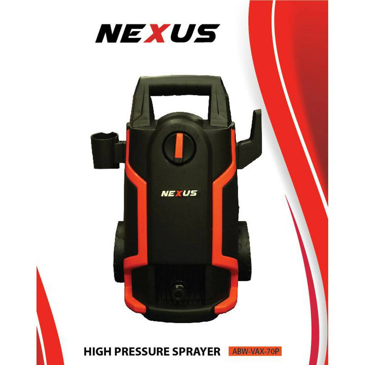 NEXUS PRESSURE SPRAYER N2 - 120 BAR - 100%COPPER - BLACK