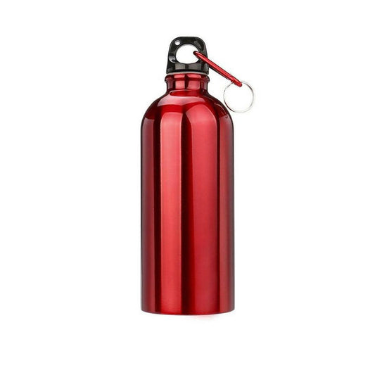 500ml Lightweight Stainless Steel Wide Mouth Drinking Water Bottle - Red - ValueBox