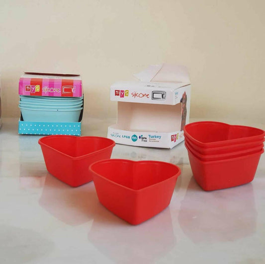 6 pieces silicone Baking Mould For Cake