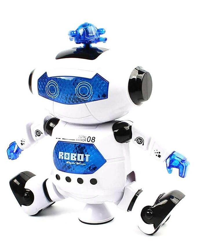 White Dancing Robot Performer