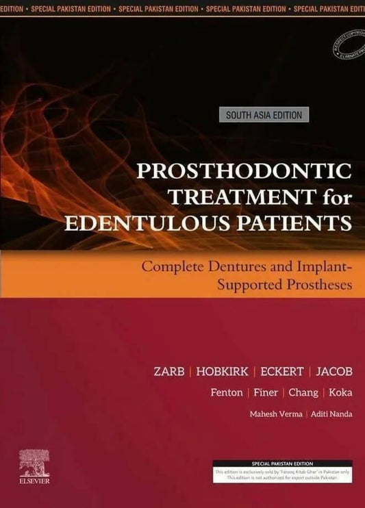 Prosthodontic Treatment For Edentulous Patients South Asia Edition ZARB - ValueBox