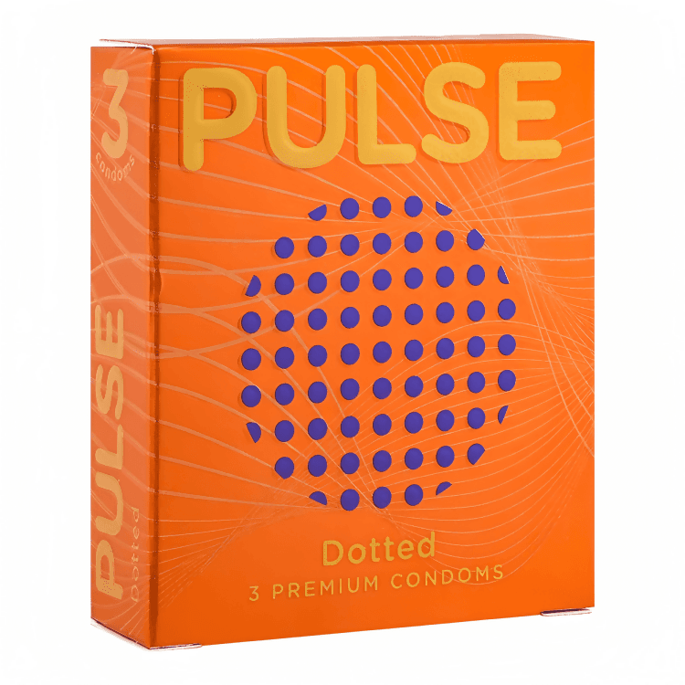 Cond Pulse Condoms 3s - ValueBox