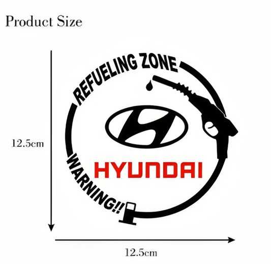 1pcs Car Waterproof Fuel Tank Cover Sticker For Hyundai elantra sonata-sedans Tucson Modified Car Sticker Special Body Decals Decoration Automobiles Car Accessories Car Sticker vinyl decal decorate sticker Waterproof Fashion Funny Car Styling Accessorie - ValueBox