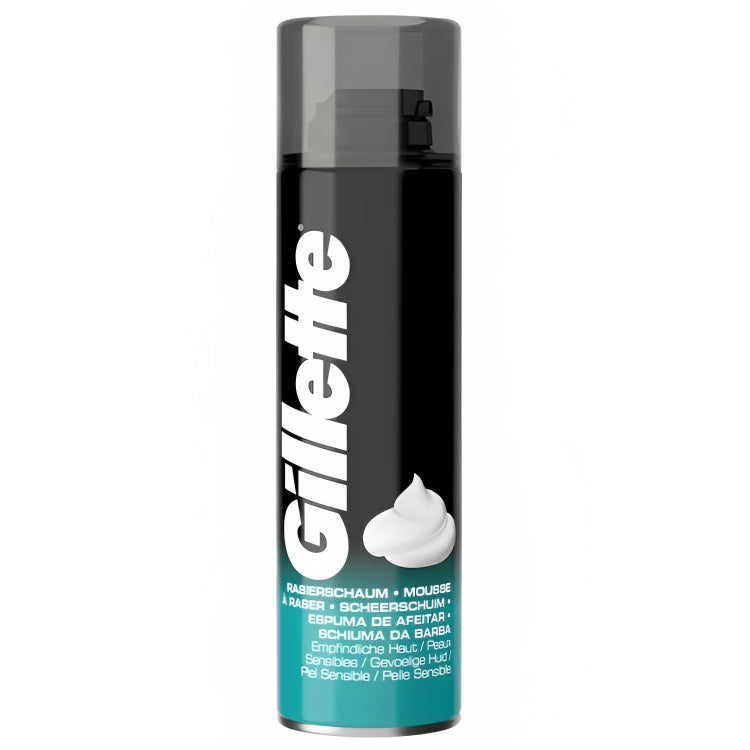 Gillette Classic Shaving Foam For Sensitive Skin 200g
