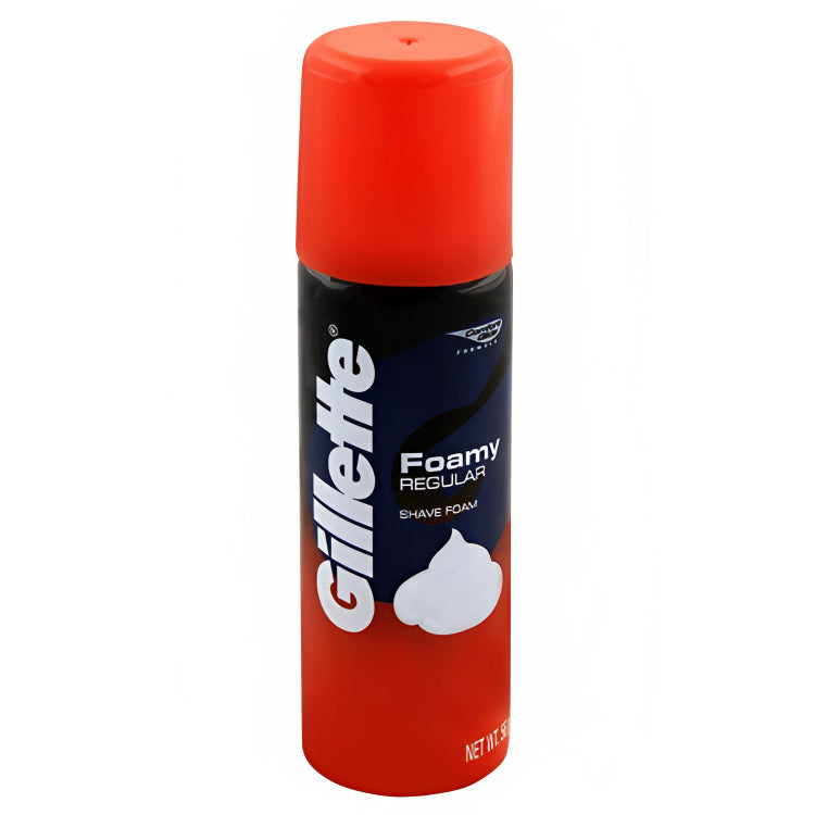 Gillette Foamy Regular Shave Foam Travel Pack 50g