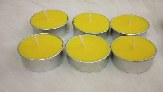 Pack of 6 Premium Quality Round Shape Floating Scented Candles
