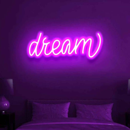 Dream Neon Sign - Illuminate Your Ambitions with Neon Brilliance Neon Light