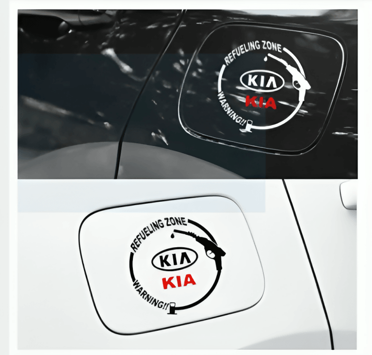 Car Fuel Tank Sticker Cap Car Styling Decoration Decals Accessories For Kia - ValueBox