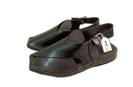 ZARDARI CHAPPAL BLACK