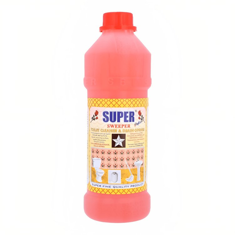 SUPER SWEEPER TOILET CLEANER AND DRAIN OPENER 1 LTR