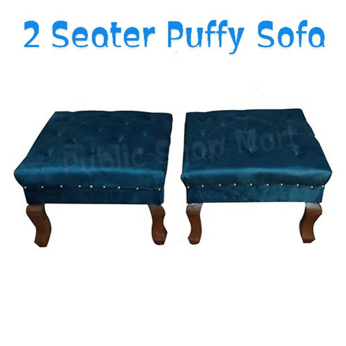 Sofa 2 Seater Tufted Stools New Stylish Modern Design Colour Can be Customised
