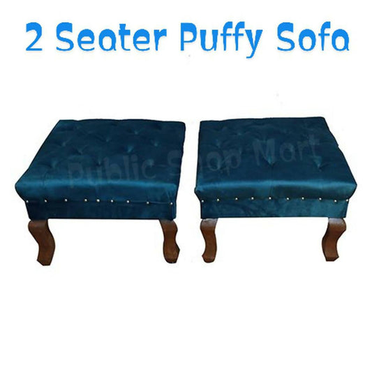 Sofa 2 Seater Tufted Stools New Stylish Modern Design Colour Can be Customised