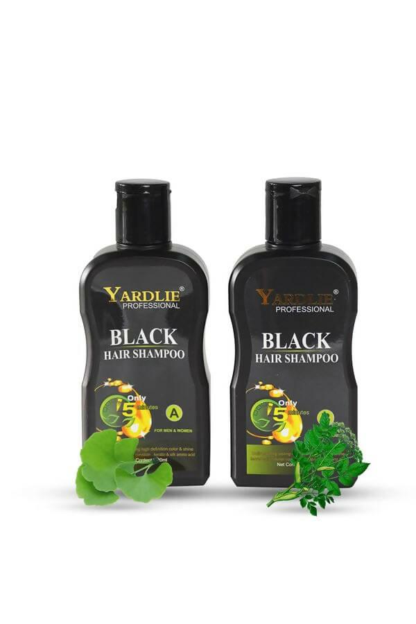 Yardlie Professional Hair Dye Shampoo Mixing Paste Natural Black 200ml. - ValueBox