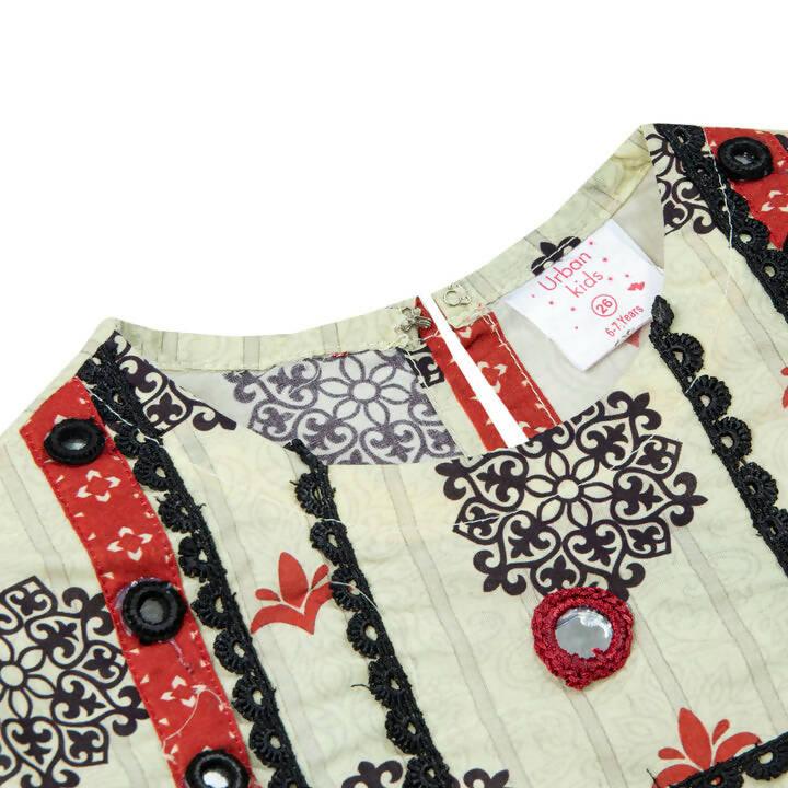 Lawn printed Abhla Kurti - ValueBox