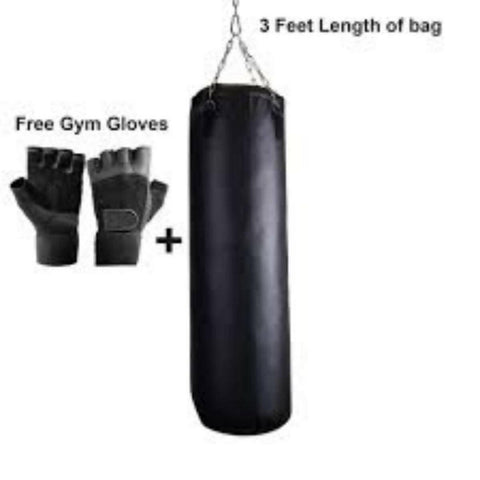 Pack of 3 Boxing Bag 3fth + Boxing Gloves punching bag bandages hand wraps - ValueBox