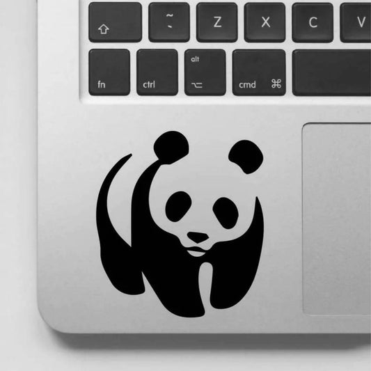 Cute And Realistic Panda Bear Laptop Sticker Decal New Design, Car Stickers, Wall Stickers High Quality Vinyl Stickers by Sticker Studio